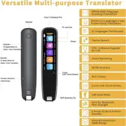 New 112 Voice Language Smart Translator Pen Device Portable DigitalScan Business