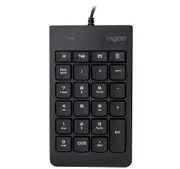 RAPOO K10 Wired Numeric NumberPad Keyboard - Spill Resistant Design, Laser Carved Keycap, Spill-Resistant Design K10