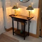 Delicate & Sturdy Entrance Console Table Hallway Table Storage Drawer Art Decor