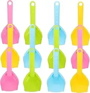 Kisangel 12pcs Sand Shovels Lightweight Digging Tools for Beach Backyard Fun Creative Building Activities Easy to Clean Outdoor