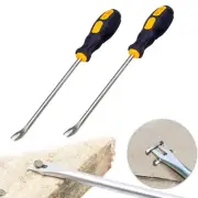 U V Type Screwdriver Nail Puller Workshop Hand Tools Chrome Vanadium Steel