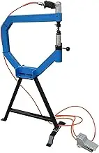 Pneumatic Planishing Hammer, 875-1350RPM Iron Industrial Planishing Hammer with Pedal and Anvil, 4 inch Throat, Cast-Iron Stand, 50-100PSI, Metal Shaping Machine, Airpress Tool