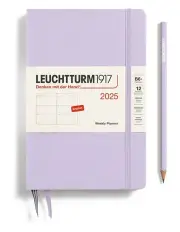[LEUCHTTURM1917] Paperback (B6+) Hardcover Weekly Planner 2025 in Lilac