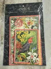Graphic 45 **LOST IN PARADISE** Journaling & Ephemera CARDS Birds NEW