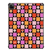 iPad Pro 12.9-inch (5th/6th gen) iPad Impact Case Checkered Mushrooms