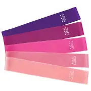 5PCS Sports Exercise Resistance Loop Bands Set Elastic Set with V3E4