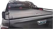 STIDPFZX Aluminum Manual Pickup Tail Box Truck Bed Retractable Roller Lid Tonneau Cover Compatible for DMAX