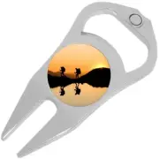 Hiking Trail Nature Golf Ball Marker Divot Repair Tool Bottle Opener