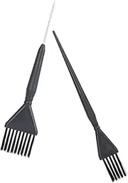 Ipetboom Hair Coloring Kit 2pcs Dye Brush Ergonomic Handle Professional Salon Tools for Home Application