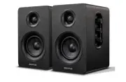 Sanyun SW-208 Speaker Pair (2) Black 3", Bluetooth ,60W, For Computers