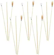 Generic 5 Sets Bamboo Ear Set Ear Wax Scraper Ear Wax Remover Ear Wax Removal Tool Cleaning Tools Ear Wax Cleaner Tool Ear Picks for Home Ear Wax Tool Bamboo Handle