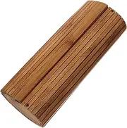[Holibanna] Bamboo Glasses Case Handmade Oval Sunglasses Holder with Soft Lining Stylish and Durable Spectacle Storage Box for Sunglasses Eyeglasses and Jewelry