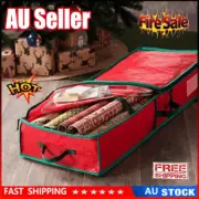 Christmas Xmas Wrapping Paper Storage Bag Tidy Gift Wrap Organizer Decoration OY