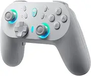 Thunderobot G45 Pro Wireless PC Controller for Windows PC,Switch,IOS&Android,Wireless Game Controller with Hall Effect Joysticks&Triggers/Gyroscope,RGB Lights