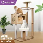 VaKa Cat Tree Tower Scratching Post Scratcher Cats Condo House Bed Furniture