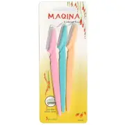 Maqina 3pcs Fashion Women Beauty Eyebrow Razors Trimmer Shaver Hairs Remover Too