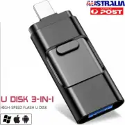 2TB 1TB IOS USB 3.0 Flash Drive Memory Photo Stick For iPhone 14 13 12 11 iPad
