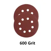 10/20x 5 Inch 125mm Round sander Sandpaper 8 Hole Disk Sand Sheets Hook and Loop