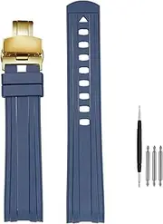 [KLVN] 20mm 22mm Rubber Watchband For Omega SEAMASTER 003 007 PLANET OCEAN AT150 Pin Buckle Silicone Strap Watch Band Bracelet