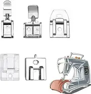 Sewing Feet Zip 5 Pieces Zipper Presser Foot Multifunctional Presser Foot Hem Foot for Sewing Machine Sewing Machine Household Accessories Set Zipper Foot for Brother Singer Janome Home Sewing