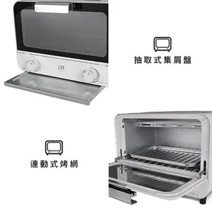 尚朋堂 9L雙旋鈕電烤箱 SO-539AG 早餐店適用