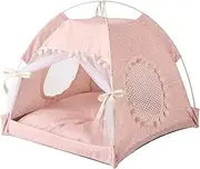 Indoor Cat House, Pet Sleeping Tent, Breathable Fabric Kennel, Cozy Design, Lightweight Frame, Easy Assembly, Comfortable Space, Perfect for Cats, Dogs, Small Pets, (S/M/L)