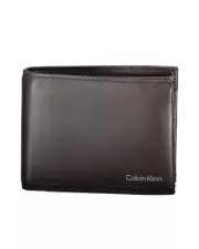 Calvin Klein Men's Leather Wallet Brown - Wallets -Size One Size