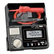 HIOKI 5 range digital insulation resistance tester with lead LED Light IR4051-11