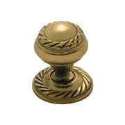 Tradco 3670PB Georgian Cupboard Knob Polished Brass 19mm