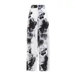 [Alexander Mcqueen] Alexander Mcqueen-Ink Silk Pants-Donna 38 IT