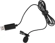 Kisangel Professional Clip Microphone Multi-Purpose Live Broadcast Mic for Notebook Recording