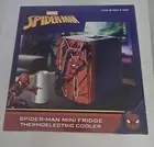 Marvel Spider-Man 4-Liter Mini Fridge Thermoelectric Cooler Holds 6 Cans