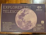 QURIOUS Explorer 1750 Telescope: 6MM & 12MM: Compass, Viewfinder: Space: Age 6+