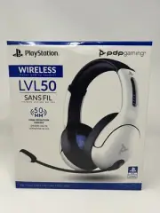 PDP AIRLITE Pro Wireless Gaming Headset for PS5, PS4 - Frost White