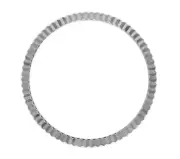 FLUTED BEZEL FOR ROLEX DATEJUST THUNDERBIRD 16253 16263 16264 WATCH STAINLESS