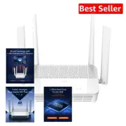 Seamless Network Experience: AX3000 Dual Band WiFi 6 Router with Remote Access