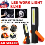 Rechargeable LED Work Light Magnetic Cordless COB Inspection Lamp Torch AU