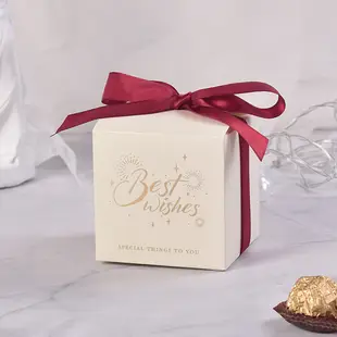 歐式方形喜糖盒 歐式喜糖盒 喜糖盒 蝴蝶結喜糖盒 創意喜糖盒 婚宴小物 桌上禮 婚禮小物 二次進場 (6折)