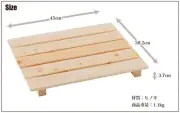 IKEGAWA 5Plate Mini Sunoko Wooden Board Stand Bath Mat Hinoki Japanese Cypress