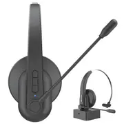 Bluetooth Headset with Microphone Wireless Business Headphones Mic