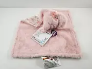 Parents Choice Pink Elephant Plush Security Blanket Flower Satin Back Walmart