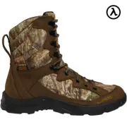 LACROSSE CLEAR SHOT 8" MOSSY OAK BREAK-UP INSULATED 400G HUNT BOOTS 542161 - NEW