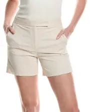 Theory Waist Tab Seersucker Short