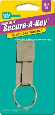 Lucky Line 47601 Key Safe Belt Hook With Split Key Ring 1 Per Card
