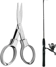Folding Scissors,Pocket Portable Paper Cutter - Multi-functionals Scissors for Hospital Nursing Home, Sewing Craft Projects, Outdoor Survival, Kitchen Prep & Travel