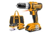 Ingco Li-ion Cordless Hammer Drill 20V Kit - CIDLI2002S