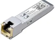 TP-Link Omada 10G BASE-T RJ45 SFP+ Module, Transmit data up to 30m at 10 Gbps, Support DDM & TX Disable function, Fully Metallic Enclosure for Low EMI (TL-SM5310-T)