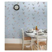 Wallpaper Early Bird Blue