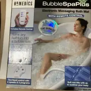 *NEW* HOMEDICS BUBBLE SPA PLUS ELECTRONIC MASSAGING BATH MAT W/REMOTE**BMAT-250*