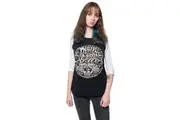 Creedence Clearwater Revival Womens/Ladies Down On The Corner Raglan T-Shirt (Black/White) - UTRO10796